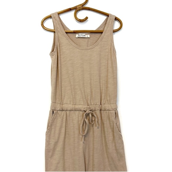 Three Bird Nest | Set To Go Textured Jumpsuit in Oatmeal Size M - Picture 3 of 10